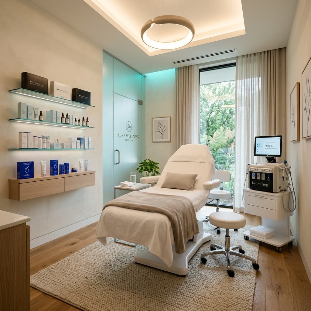Med Spa dashboard and booking automation interface
