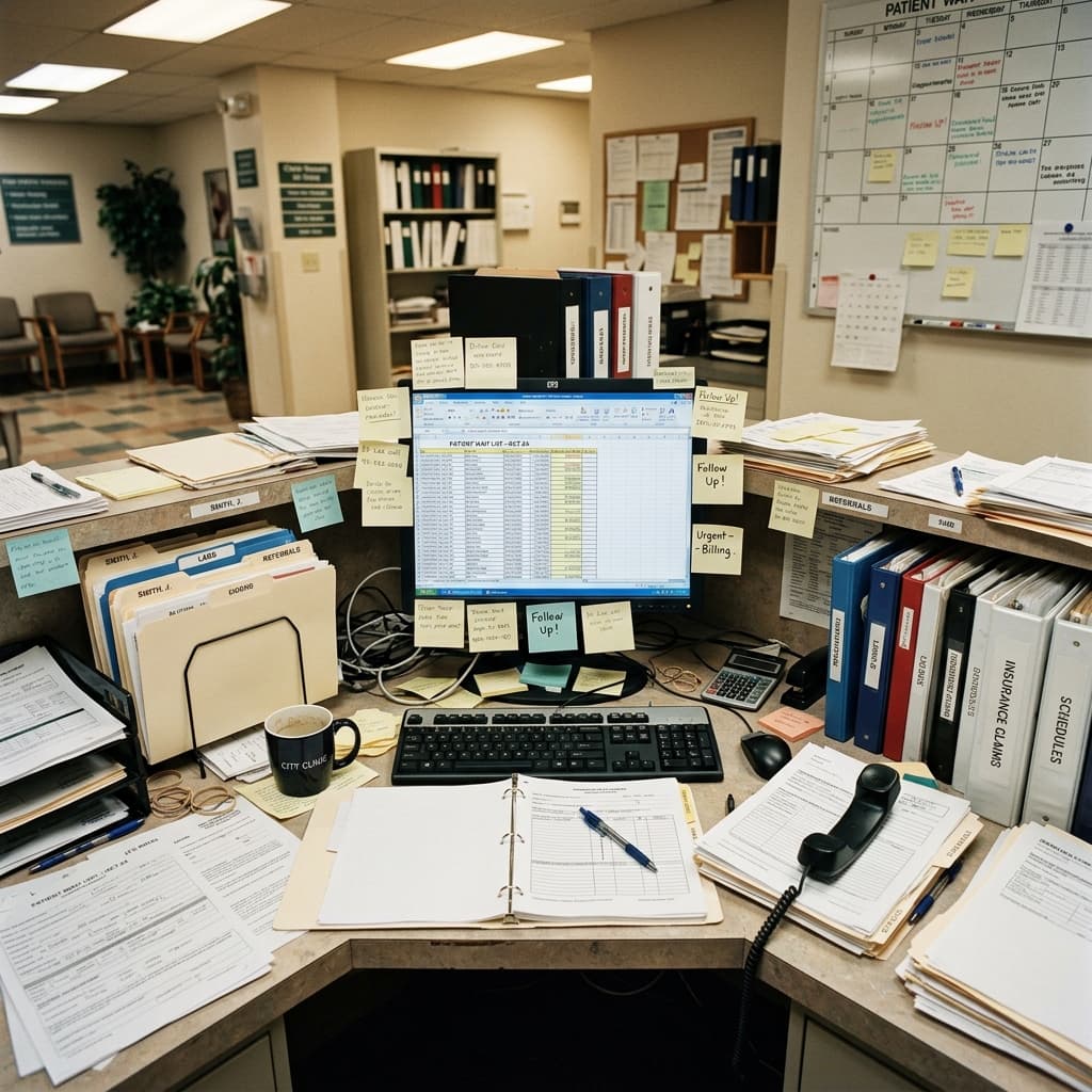 Clinic operations chaos visualization